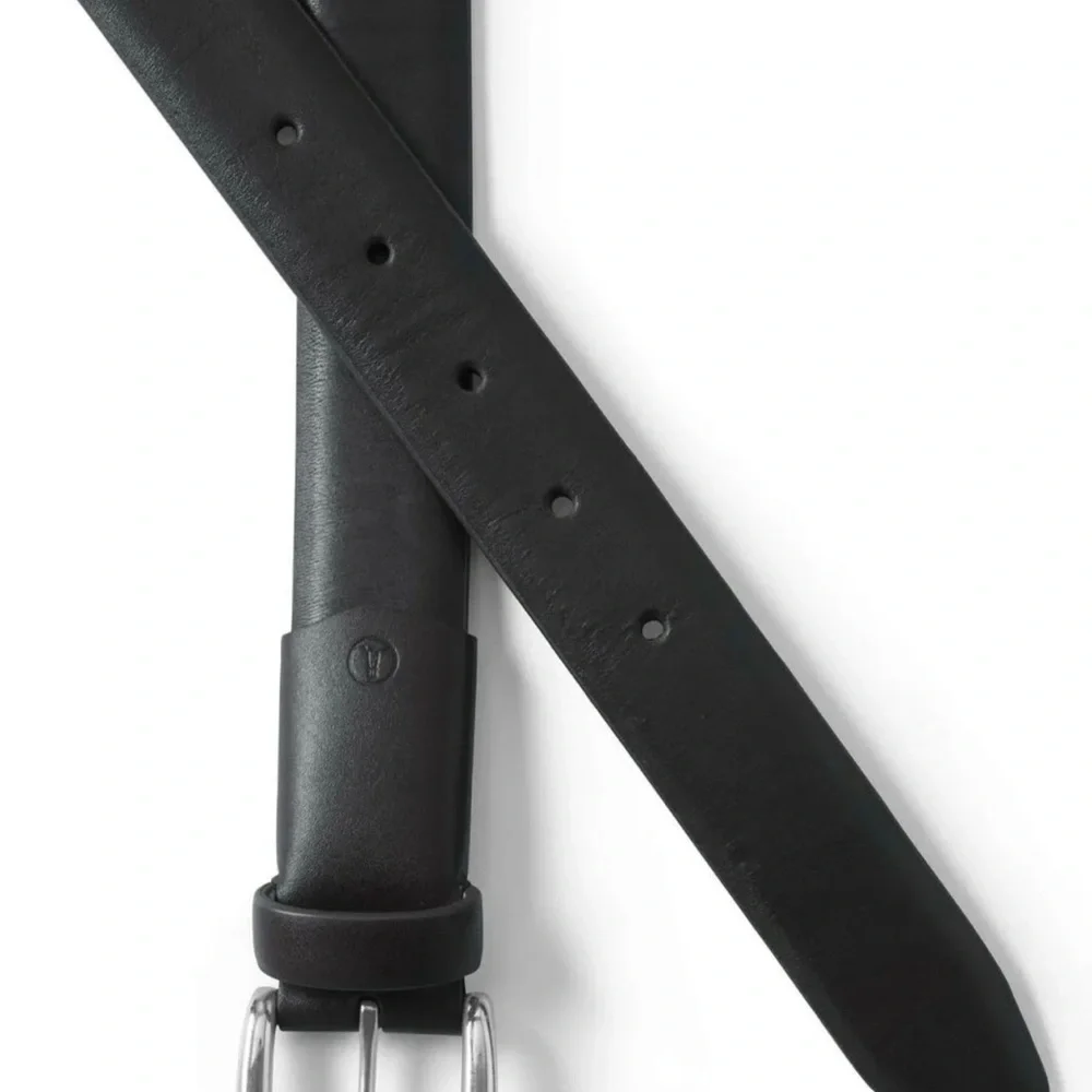 New Lands end mens comfort fit leather dress belt size 38